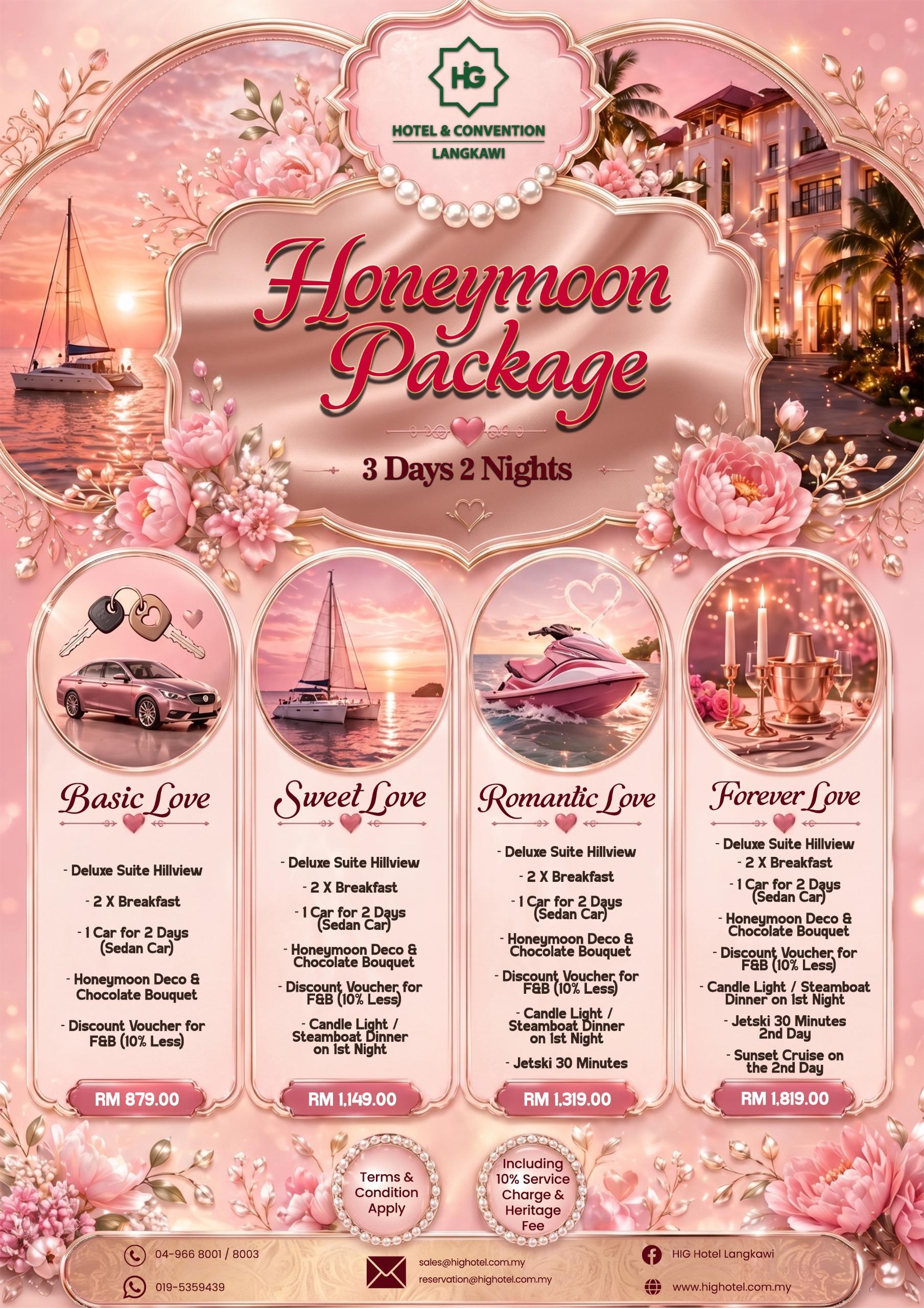 PACKAGE HONEYMOON