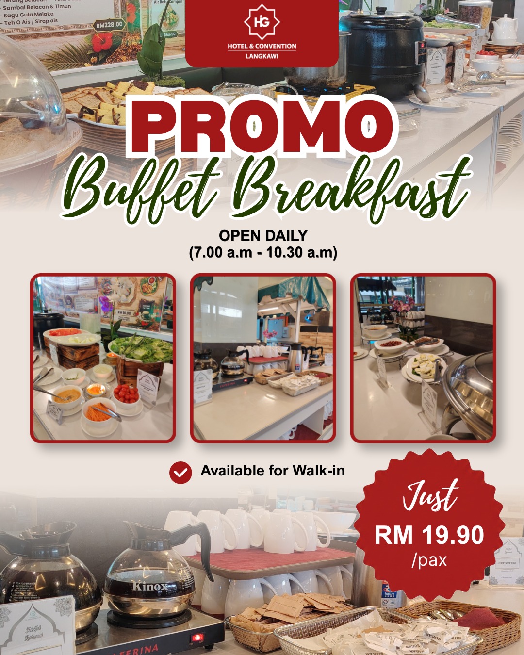 BUFFET BREAKFAST